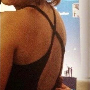 Ralph Lauren Black Silk Gown w. Open back detail