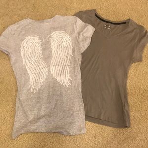 Lot of 2 short sleeve tees