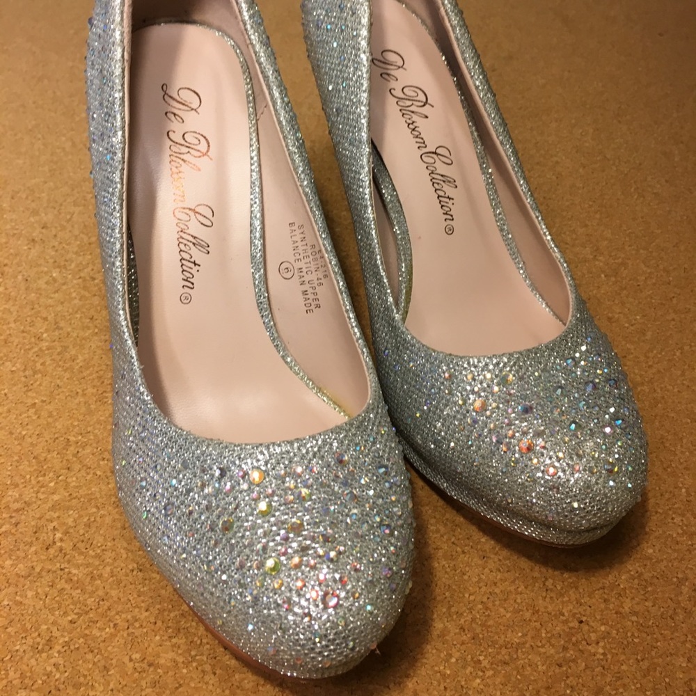 Silver heels