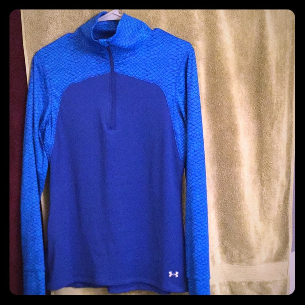 Bright Blue Under Armour Half Zip