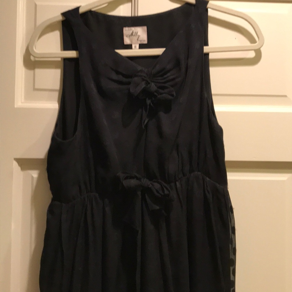 Milly silk polka dot dress