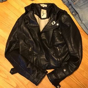 Vegan leather jacket