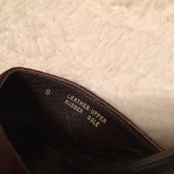 Suede chocolate brown shoes - low heel - Picture 6 of 6