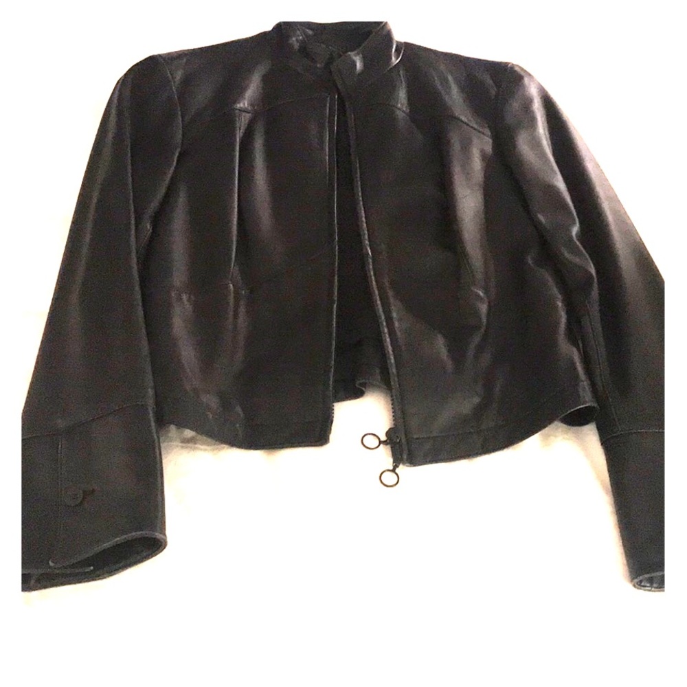 Women’s Black Leather Jacket