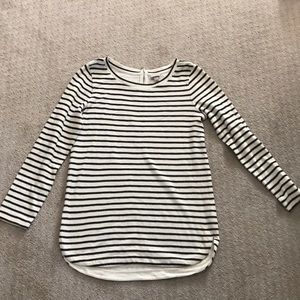 Black and white Striped sweater