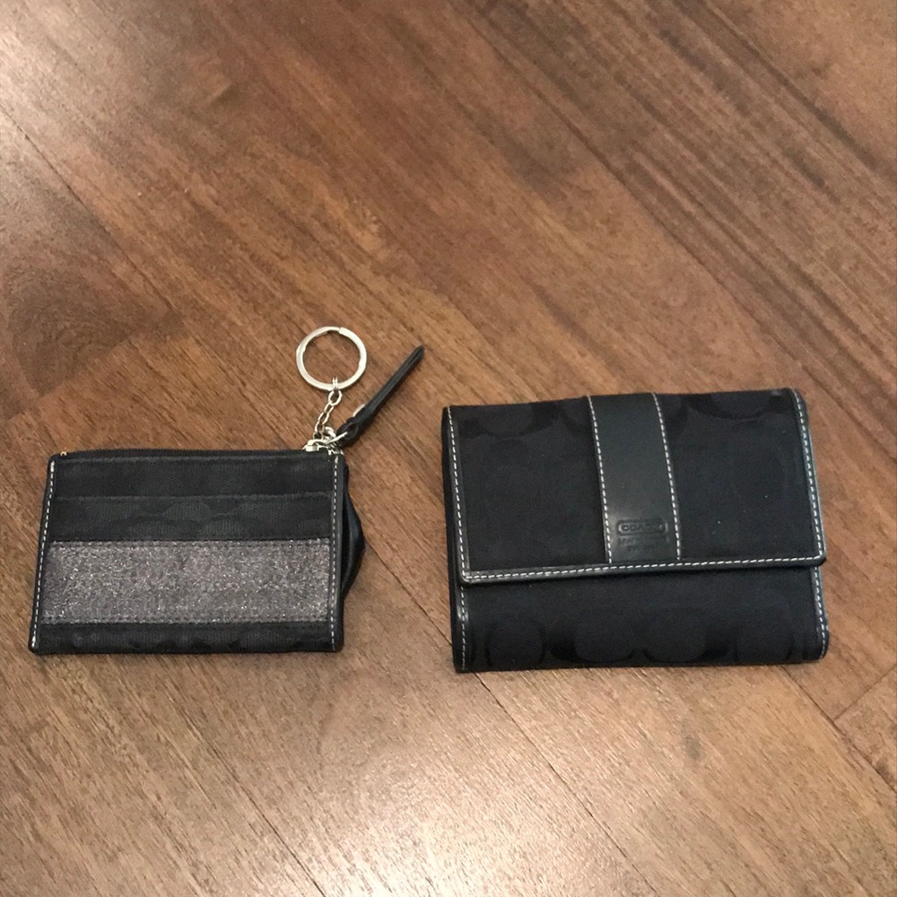 Auth Coach bundle - wallet and change purse