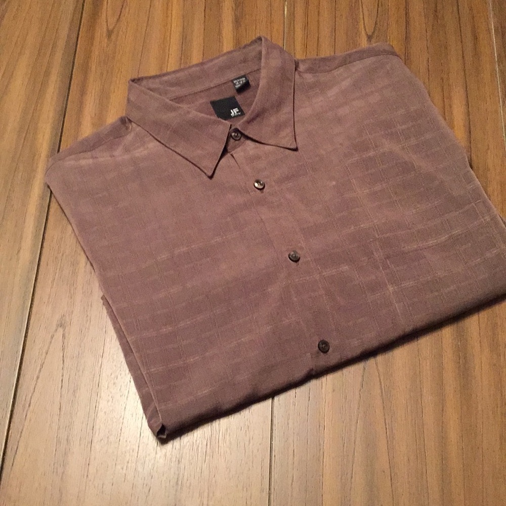 J. Ferraro Dark Brown Button Down