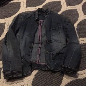 Cute jean jacket mix it brand