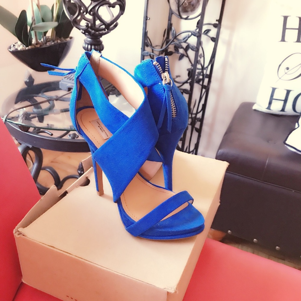 Blue heels