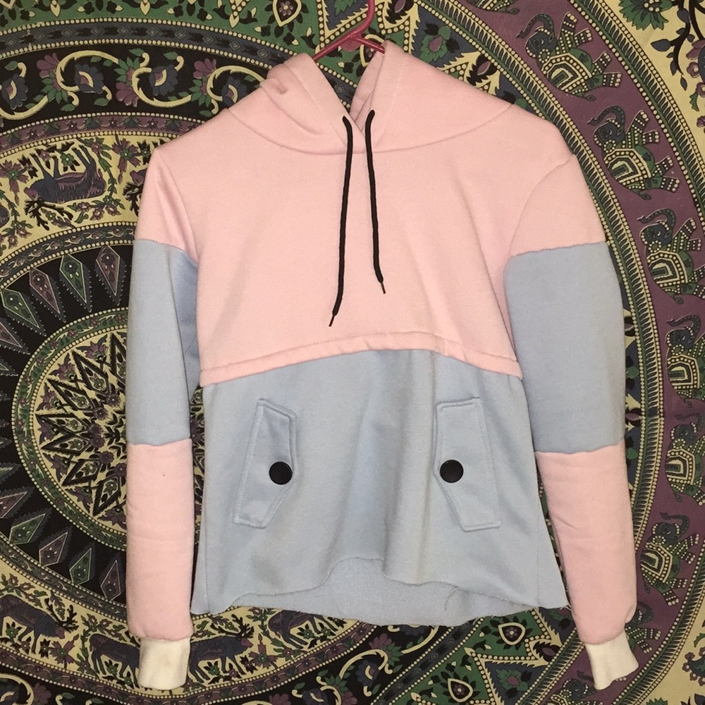 Color block SOFT Hoodie