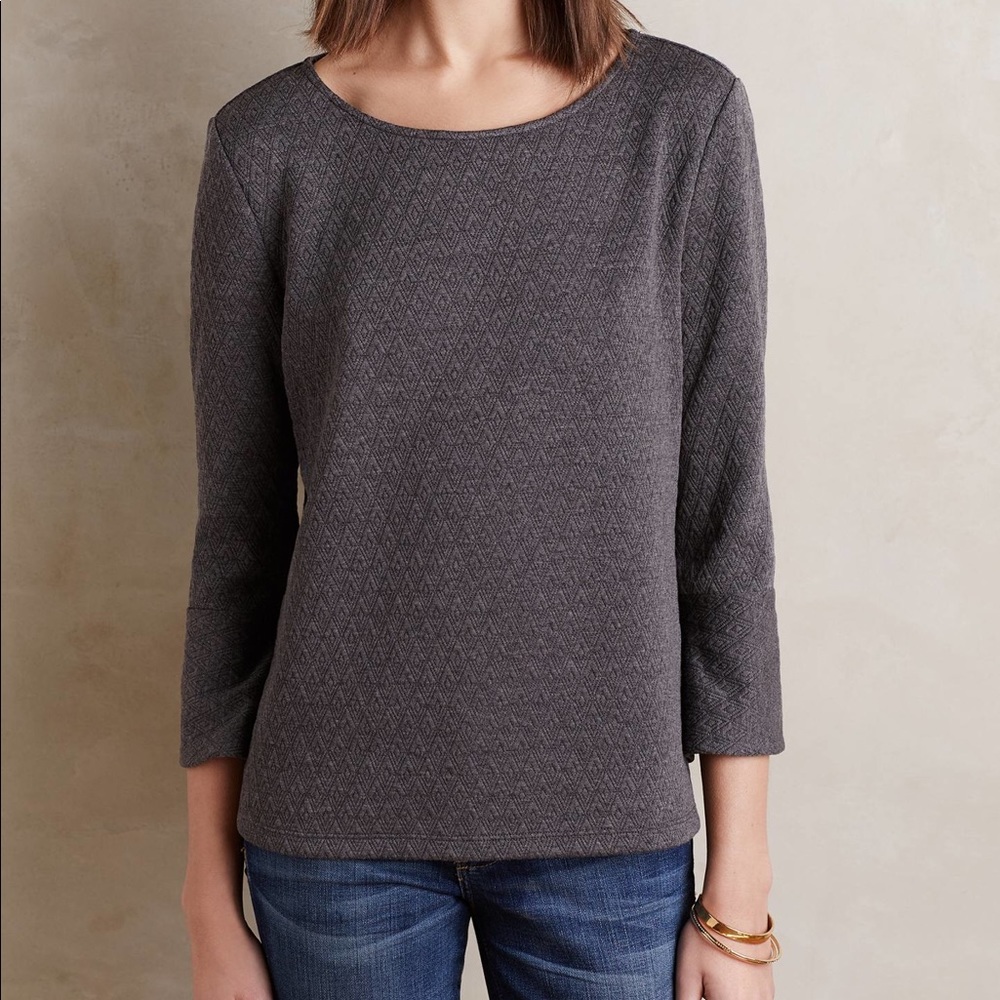 Anthropologie Grey Matu Top
