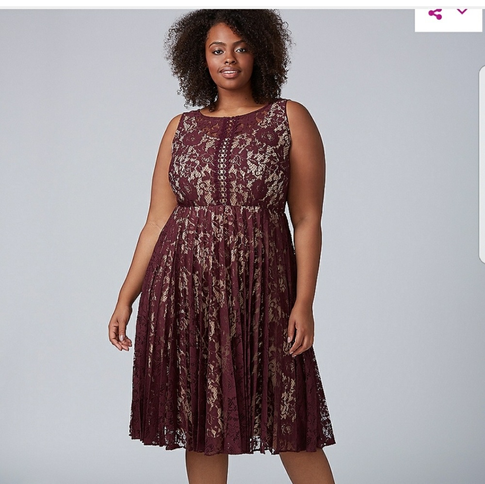 Lane Bryant lace dress