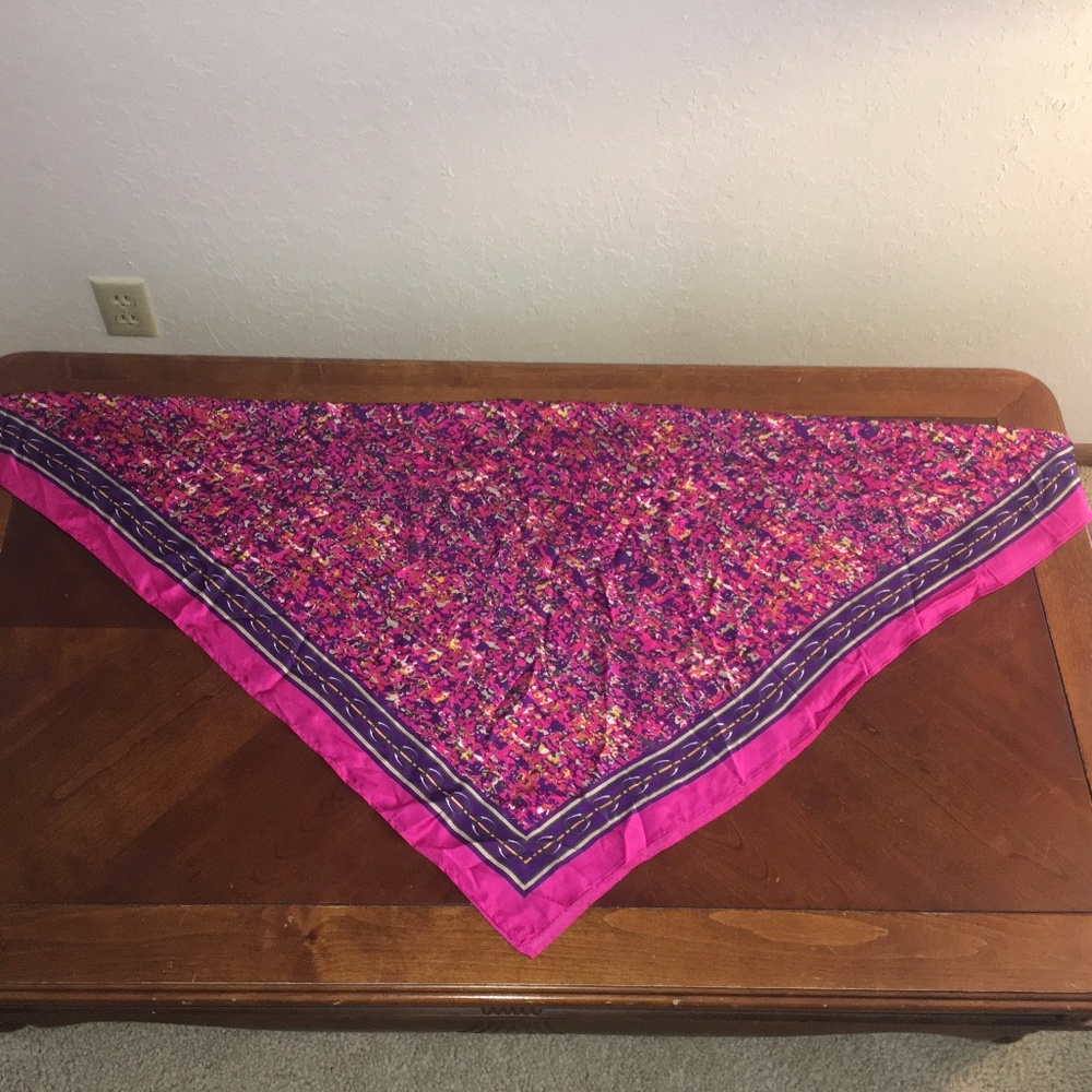 Silk printed scarf