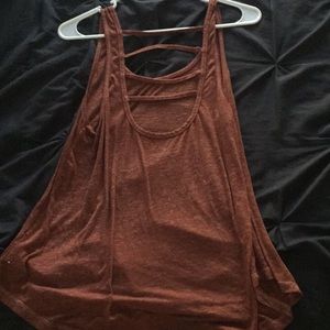 AEO Foley tank with open back