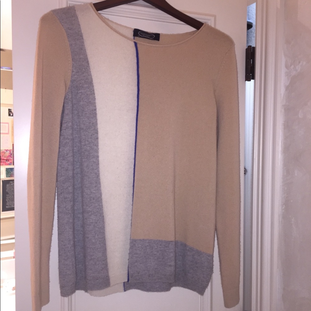 Magaschoni New York Colorblock Sweater