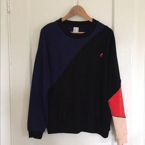P.E Nation Color Blocked Crewneck Sweatshirt