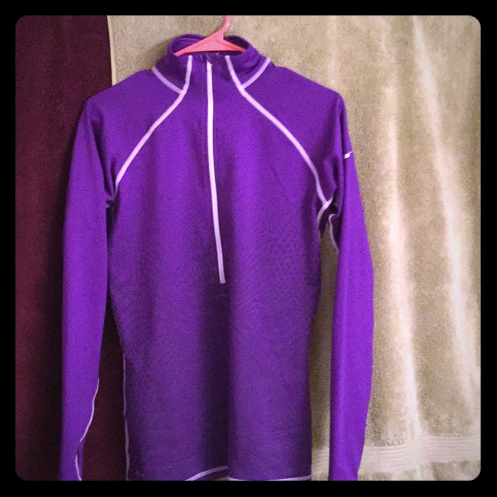 Bright Purple Nike Half Zip