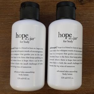 Philosophy hope in a jar for body 4 oz (2 pack)