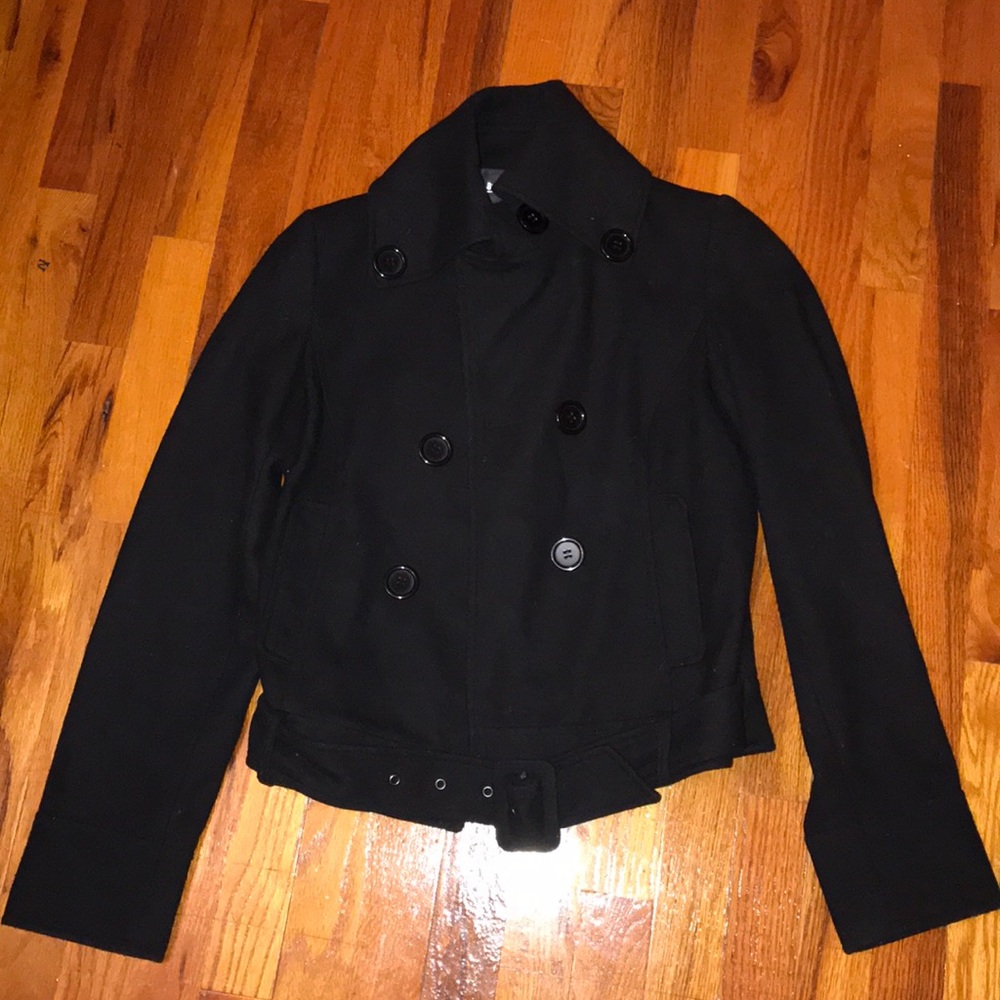 Black Belted Peacoat