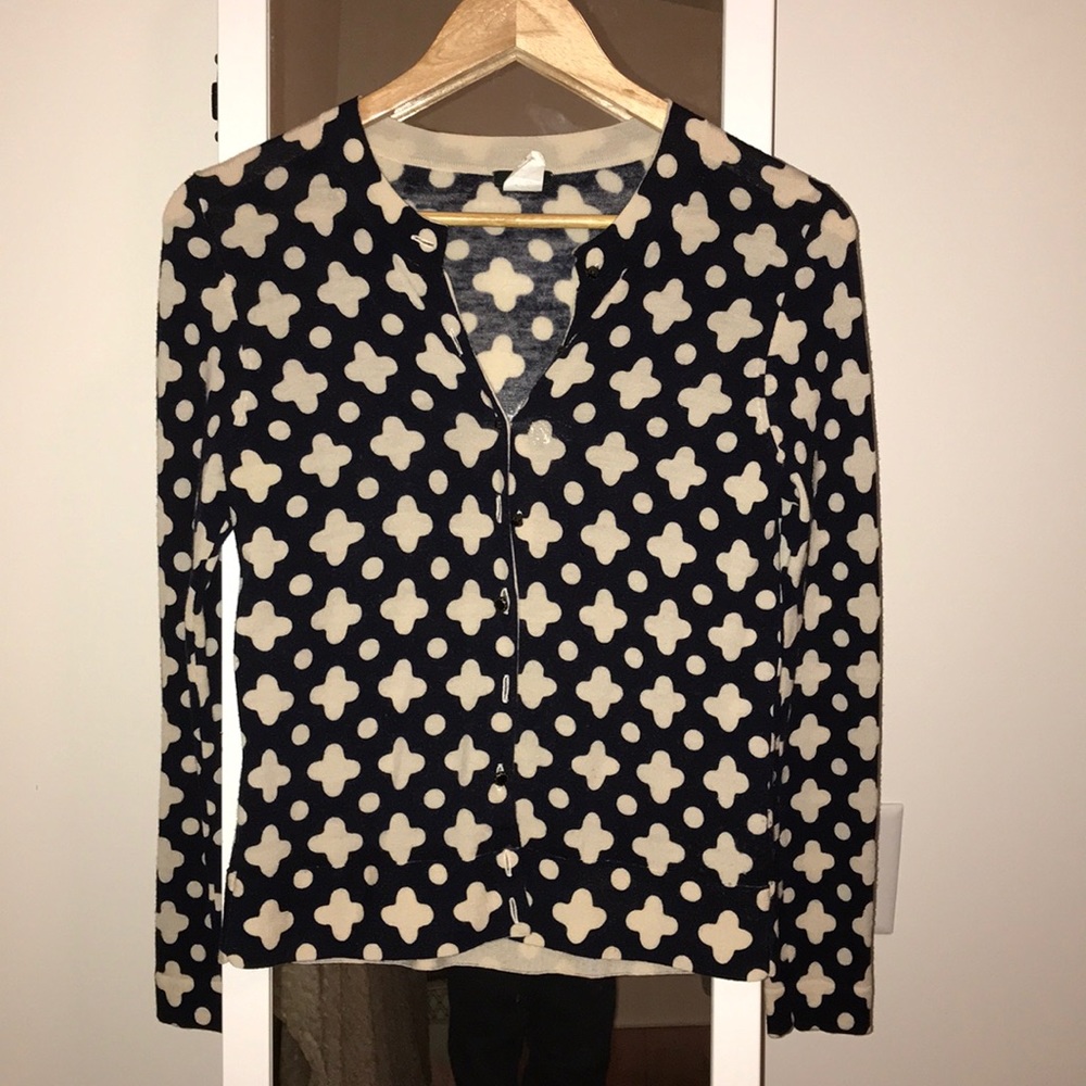 J Crew Pattern Cardigan