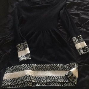 Long sleeve sweater dress