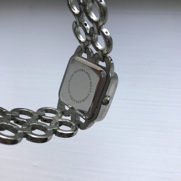 Vintage silver Cote D’Azur quartz link watch - Picture 5 of 6