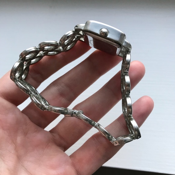 Vintage silver Cote D’Azur quartz link watch - Picture 6 of 6