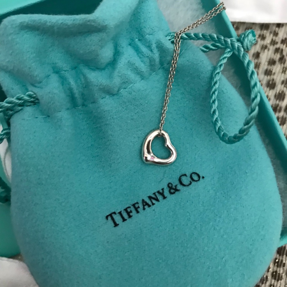 Tiffany & Co. Elsa Peretti Open Heart Necklace