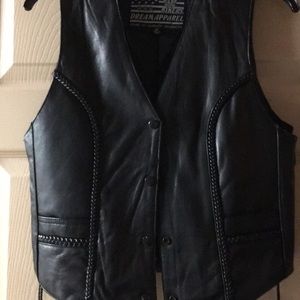 Leather vest