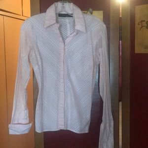 Woman’s striped dress blouse