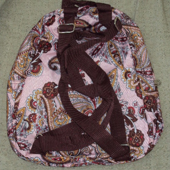 Small Backpack Purse Pink Brown Women Girls NEW! - Picture 2 of 2