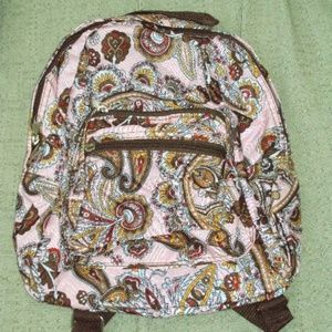Small Backpack Purse Pink Brown Women Girls NEW!
