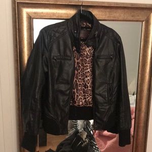 Ci Sono faux leather jacket