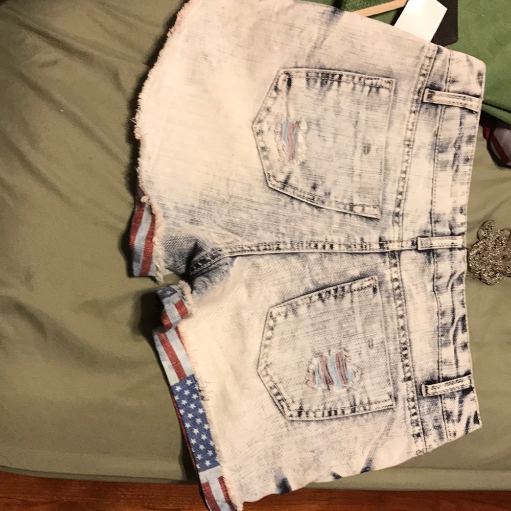 American jean shorts