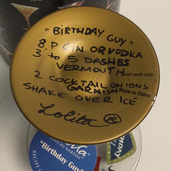 Birthday Guy Martini Glass - Picture 3 of 3