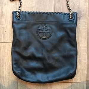 Tory Burch black leather hand bag