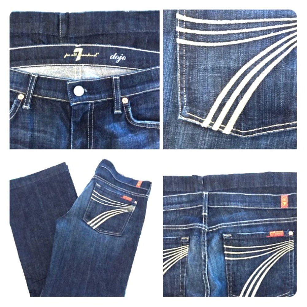 💙 Gorgeous 7FAM Dojos!! Size 31 Inseam 32 💙