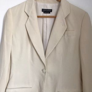 Georgia Armani made in Italy cream Medium blazer