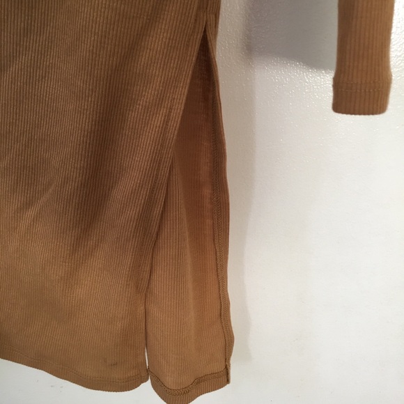 Ribbed Knit Cardigan Mustard/Yellow | Forever 21 - Picture 4 of 5