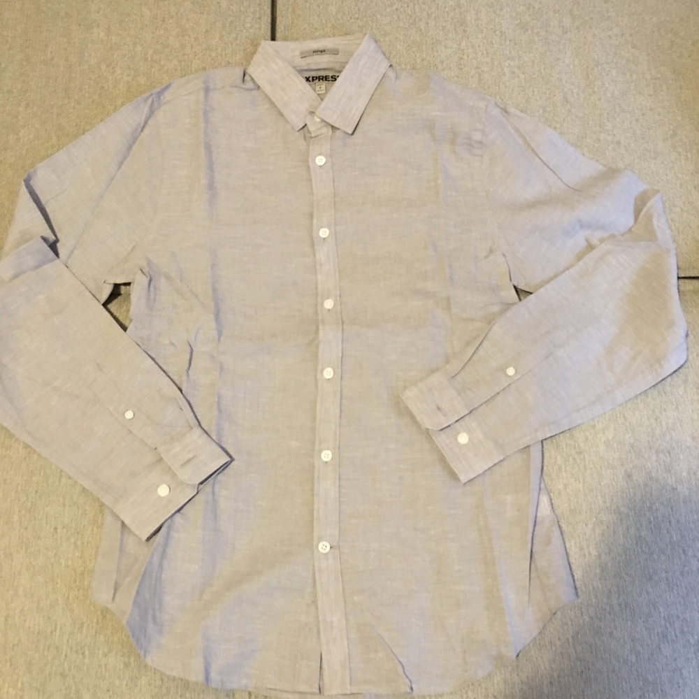 Express Fitted Button Down Shirt SZ Small