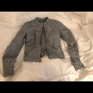 Faux leather jacket