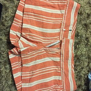 Coral Striped Guess Shorts Size 24