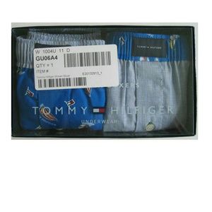 NWT, 2-pack Tommy Hilfiger men's woven boxers