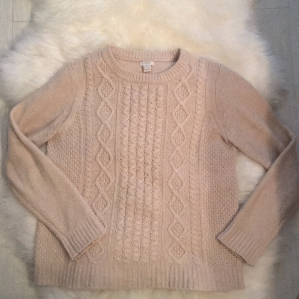 SOLD - JCrew cable knit  sweater