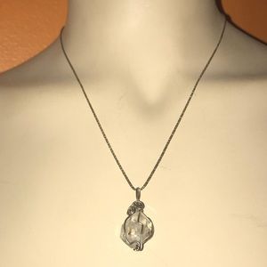 Handmade herkimer diamond pendant
