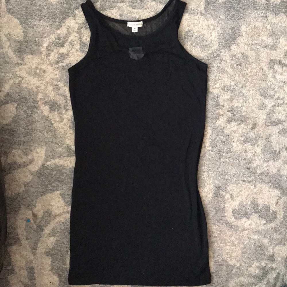 Little black dress cotton/lace