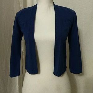 Like New Royal Blue Bolero Sweater