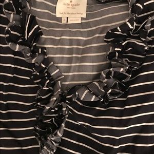 Kate Spade ruffle collar dress