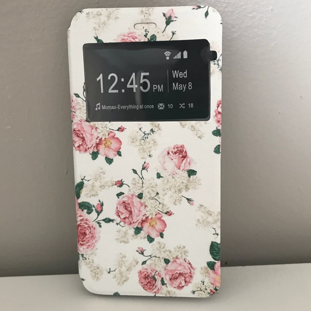 Floral iPhone case for 6 Plus - wallet case