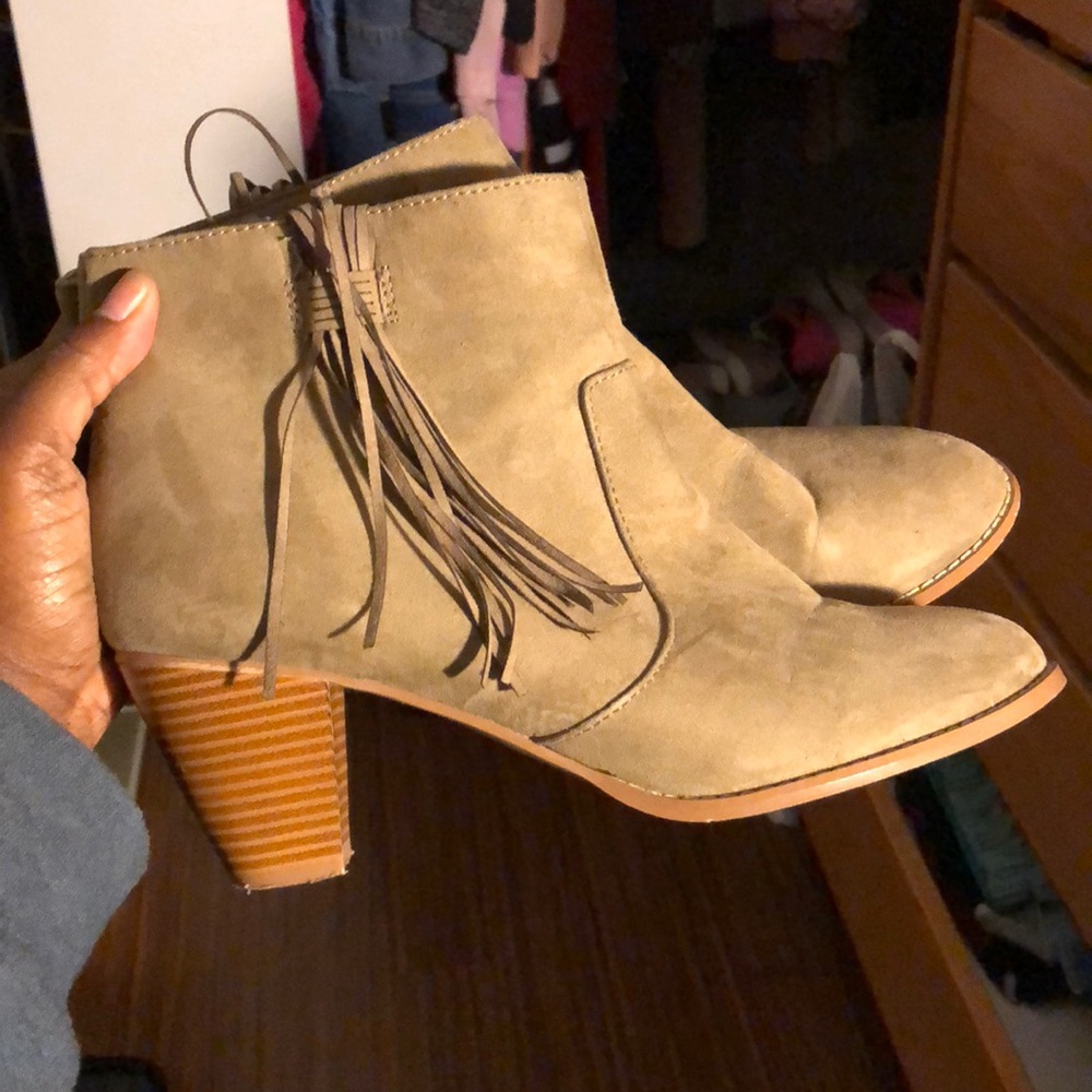 Tan Booties - image 1